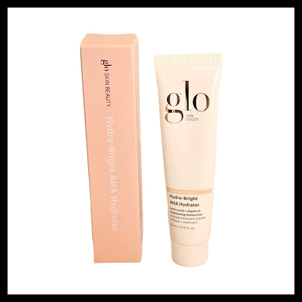 Glo Skin Hydra-Bright AHA Hydrator + Primer Travel Size .75oz/22ml Lactic Acid